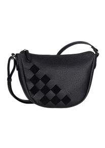 Umh&auml;ngetasche Gabor "Granada Structure", Damen, Gr. B/H/T: 31cm x 21cm x 9,5cm, schwarz, Polyurethan, Taschen Umh&auml;ngetasche, eingewebete einzigartige Streifen aus Velourslederimitat