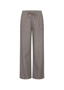 Leinenhose Freequent "FQLAVA-PANT", Damen, Gr. XL, N-Gr, morel melange, Web, Obermaterial: 55% Leinen, 45% Viskose, lang, Hosen Leinenhose, Sommerhose aus Leinenmix und mit Kordelzug