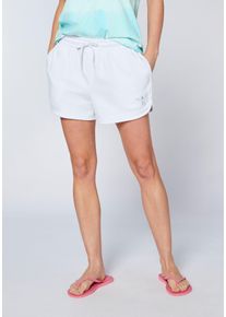 Shorts Chiemsee, Damen, Gr. L (40), Normalgr&ouml;&szlig;en, wei&szlig;, 80% Baumwolle, 20% Polyester, Hosen Shorts