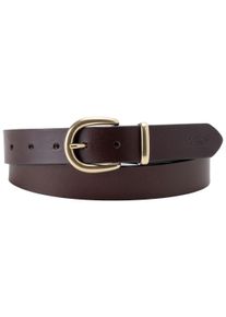Levi's Lederg&uuml;rtel LEVI'S "WOMEN'S PHOEBE BELT", Damen, Gr. 75, braun, Rindsleder, unifarben, G&uuml;rtel Lederg&uuml;rtel
