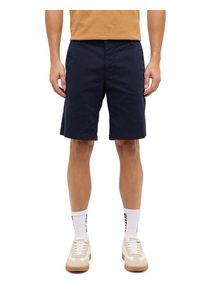 Shorts Mustang "Herren Style Brad Chino Shorts", Damen, Gr. 29, 4136 blau, Web, 98% Baumwolle, 2% Elasthan, unifarben, straight fit, Hosen Shorts