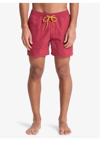 Badeshorts Quiksilver "EVERYDAY VOLLEY 15", Herren, Gr. L (52), N-Gr, burnt russet, Web, Polyester, kontrastfarbene Details, unifarben, Badehosen Badeshorts, sportliche Schnittform, f&uuml;r Erwachsene, schnelltrocknendes Material