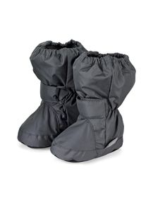 Krabbelschuh Sterntaler "Baby Schuhe", M&auml;dchen, Gr. 22, grau (eisengrau), Obermaterial: 100% Polyester PES., Schuhe Krabbelschuh