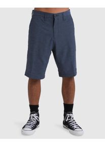 2-in-1-Shorts Billabong "Crossfire", Herren, Gr. 31SM, blau (navy), Obermaterial:64% Microfaser, 22% Walkfrottier, 8% Elasthan, 6% Polyamid;, Hosen 2-in-1-Shorts