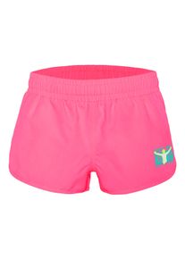 Badeshorts Chiemsee, Jungen, Gr. 146/152, knockout pink, 100% Polyester, Badehosen Badeshorts