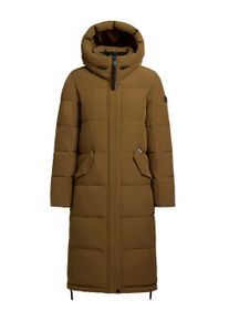 Steppmantel Khujo "Steppmantel Riad-YM", Damen, Gr. XS, gr&uuml;n (rich gr&uuml;n), Obermaterial: 90% Polyester PES. 10% Elasthan EL. Obermaterial: Futter: 100% Nylon NY. 100% Polyester PES., M&auml;ntel Steppmantel