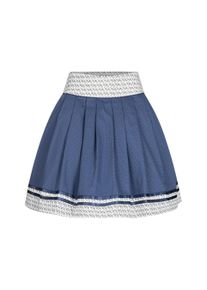 N&uuml;bler Dirndl N&Uuml;BLER "Trachtenrock Gitta", Damen, Gr. 36, EURO, blau, Obermaterial: 100% Baumwolle CO., Kleider Dirndl