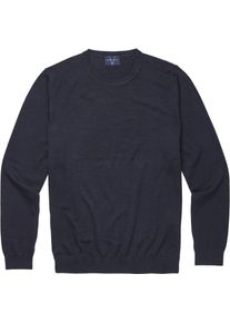 Rundhalspullover MARVELIS, Damen, Gr. S, marine, Strick, Obermaterial: 100% Schurwolle, regular fit normal, Rundhals, Rippb&uuml;ndchen, Pullover Rundhalspullover