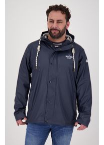 Regenjacke DEPROC Active "NEPPERMIN MEN", Damen, Gr. M (50), navy, 100% Polyurethan, Futter: 100% Polyester, normal, mit Druckkn&ouml;pfen, Jacken Regenjacke, auch in Gro&szlig;en Gr&ouml;&szlig;en erh&auml;ltlich