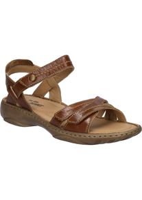 Sandale Josef Seibel "Debra 62, brandy", Damen, Gr. 40, braun (brandy), Obermaterial: 100% Rindsleder Leather cow., Schuhe Sandale