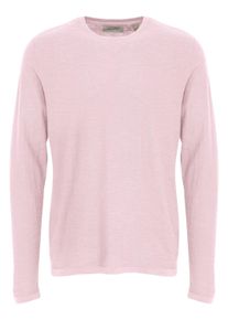 Strickfleece-Pullover Blend "Strickpullover BHABAS", Herren, Gr. L, rosa (keepsake lila), Obermaterial: 100% Baumwolle CO., Pullover Strickfleece-Pullover