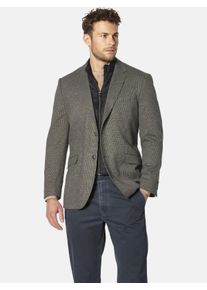 Sakko Babista "Sakko MARCELLONI", Herren, Gr. 58, braun (braun gemustert), Obermaterial: 75% Polyester COOLMAX PES(Coolmax). 21% Viskose CV. 4% Elasthan EL., Sakkos Sakko