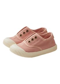 Krabbelschuh Sterntaler "Sneaker uni", Jungen, Gr. 25, rosa (mattrosa), Obermaterial: 100% Baumwolle CO., Schuhe Krabbelschuh