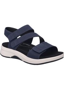 Sandale Josef Seibel "Estelle 03, ocean", Damen, Gr. 45, blau (ocean), Obermaterial: 100% Rindsleder Leather cow., Schuhe Sandale