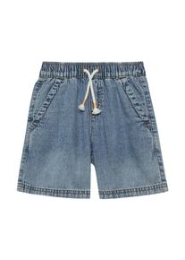 Bermudas s.Oliver JUNIOR, Jungen, Gr. 122, N-Gr, blau used, Web, Obermaterial: 100% Baumwolle, bequem ca. Mitte Oberschenkel, Hosen Bermudas
