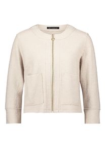 Jackenblazer Betty Barclay "Blazer-Jacke mit Taschen", Damen, Gr. 48, beige, Obermaterial: 60% Viskose CV. 40% Wolle WO., Blazer Jackenblazer