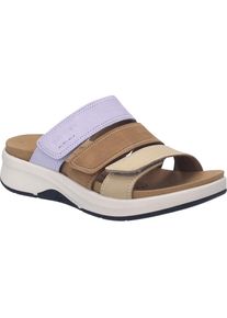 Sandale Josef Seibel "Estelle 11, beige-multi", Damen, Gr. 41, beige (beige, multi), Obermaterial: 100% Rindsleder Leather cow., Schuhe Sandale