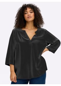 sheego Gro&szlig;e Gr&ouml;&szlig;en Tunika, schwarz, Gr&ouml;&szlig;e 44 - Damen