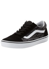 Sneaker Vans "Old Skool", M&auml;dchen, Gr. 38,5, Vans logo schwarz, Leder, Schuhe Sneaker, f&uuml;r Kinder und Jugendliche