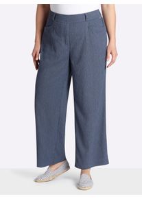 sheego Gro&szlig;e Gr&ouml;&szlig;en Schlupfhose in weiter Form, rauchblau, Gr&ouml;&szlig;e 54 - Damen