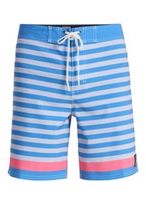 Boardshorts Quiksilver "Original Btz Stripe 18", Herren, Gr. 31SM, riviera biarritz stripe, Obermaterial: 92% Microfaser, 8% Elasthan;, Hosen Boardshorts