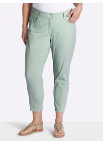 sheego Gro&szlig;e Gr&ouml;&szlig;en 7/8-Hose im Curvy-Schnitt SUSANNE, kalkmint, Gr&ouml;&szlig;e 58 - Damen