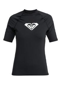 Rash Guard Roxy "Whole Hearted", Damen, Gr. XS, grau (anthrazit), Obermaterial: 84% Microfaser, 16% Elasthan;, Shirts Rash Guard