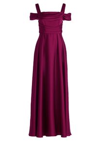 Abendkleid Vera Mont "Abendkleid schulterfrei", Damen, Gr. 44, EURO, pink (sweet berry), 100% Polyester PES., Kleider Abendkleid