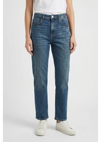 V&eacute;ro Moda Skinny-fit-Jeans VERO MODA "VMROSIE MR SLIM ANK J NOOS RA3047", Damen, Gr. S, L&auml;nge 30, dunkelblau denim, Denim/Jeans, Obermaterial: 99% Baumwolle, 1% Elasthan, unifarben, slim fit kn&ouml;chellang, Jeans Skinny-fit-Jeans