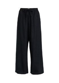 Relaxhose Roxy "Lekeitio Break Mid", Damen, Gr. XL, grau (anthrazit), Obermaterial: 55% Leinen, 45% Viskose;, Hosen Relaxhose