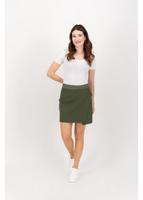 2-in-1-Shorts DEPROC Active "GRANBY V SKORT & Short Rock", Damen, Gr. 40 (M), Normalgr&ouml;&szlig;en, olive, 92% Polyester; 8% Elasthan, Hosen 2-in-1-Shorts, auch in Gro&szlig;en Gr&ouml;&szlig;en erh&auml;ltlich