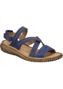 Sandale Josef Seibel "Ronja 05, ocean", Damen, Gr. 41, blau (ocean), Obermaterial: 100% Rindsleder Leather cow., Schuhe Sandale