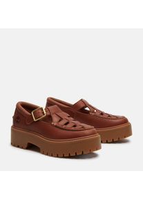 Bootsschuh Timberland "STONE STREET BUCKLE SHOE", Damen, Gr. 42, rst full grain, Leder, Schuhe Bootsschuh, Buckle Schuh aus Timberland Premium Leder