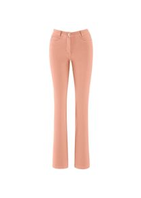Madeleine Mode Regular-fit-Jeans MADELEINE "Denimhose Schmale Jeans im Five-Pocket-Style", Damen, Gr. 34, N + K Gr, beige, Obermaterial: 95% Baumwolle CO. 5% Elasthan EL., Jeans Regular-fit-Jeans