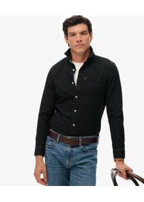 Superdry Herren Lang&auml;rmeliges Essential Jeanshemd Black - Gr&ouml;&szlig;e: M 104100950064512A002