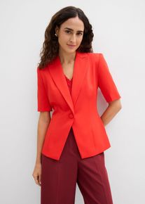 bonprix Blazer mit Sandhourglass-Passform, rot, Gr.44, Stylischer cropped Blazer mit toller Passform