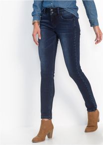bonprix Slim-Jeans High Waist Shaping-Ultra-Soft, blau, Gr.46, Legere Stretch-Jeans mit figurformendem Effekt, gut geeignet f&uuml;r das Homeoffice, 71% Baumwolle