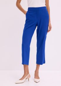 bonprix 3/4-Stifthose mit Schlitz, blau, Gr.44, elegante 3/4-Stifthose mit Schlitz
