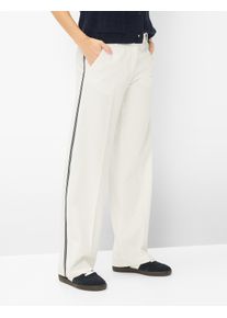 Brax Damen Palazzohose Style MAINE OFFWHITE, cremewei&szlig;, Gr. 32