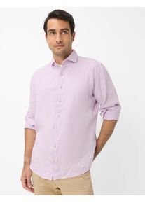 Brax Herren Hemd Style HAROLD violet, Rosa, Gr. L
