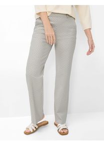 Raphaela by Brax Damen Marlenehose Style LILLYTH FLARED, hellbeige, Gr. 42
