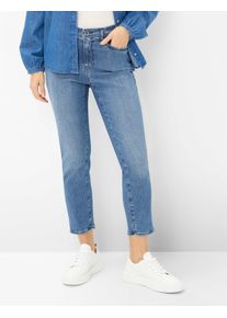 Brax Damen Five-Pocket-Hose Style MARY S USED REGULAR BLUE, denim blau, Gr. 34