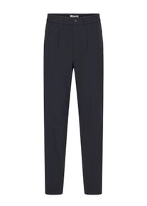 Chinohose Casual Friday "Chinohose CFMarc Stretch", Damen, Gr. 34, L&auml;nge 32, blau (schwarz navy), Obermaterial: 66% Polyester PES. 30% Viskose CV. 4% Elasthan EL., Hosen Chinohose