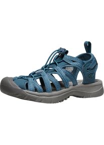Sandale Keen "WHISPER", Damen, Gr. 40, smoke blau, Synthetik, Textil, Schuhe Sandale, waschbar und schnell trocknend
