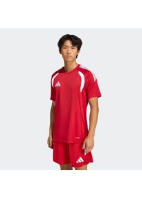 Fu&szlig;balltrikot adidas Performance "TIRO26 LEAGUE JERSEY", Herren, Gr. M, team power rot 2, wei&szlig;, Obermaterial: 100% Polyester, Rundhals, Trikots Fu&szlig;balltrikot