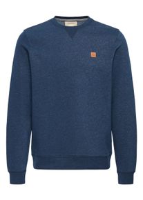 Longpullover Blend "Sweater BHPova", Herren, Gr. M, blau (marineblaus melange), Obermaterial: 60% Baumwolle CO. 40% Polyester PES., Pullover Longpullover