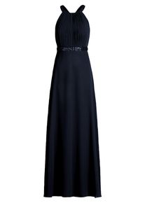 Abendkleid Vera Mont "Abendkleid r&uuml;ckenfrei", Damen, Gr. 36, EURO, blau (night sky), 100% Polyester PES., Kleider Abendkleid