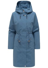 Outdoorjacke Marikoo "Marikoo Zilandaa Damen Parka N136", Damen, Gr. XXL, blau (dusty blau), Obermaterial: 100% Polyester PES., Jacken Outdoorjacke