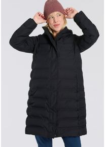 Wintermantel CMP "WOMAN COAT FIX HOOD", Damen, Gr. 46, nero, Obermaterial: 100% Polyester. Futter: 100% Polyester. Wattierung: 100% Polyester, M&auml;ntel Wintermantel, w&auml;rmend & winddicht & wasserabweisend