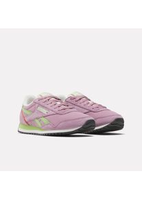 Sneaker Reebok CLASSIC "CLASSIC AZ", Damen, Gr. 37,5, berrychill, shaggr&uuml;n, washedschwarz, Leder, Synthetik, Textil, Schuhe Sneaker
